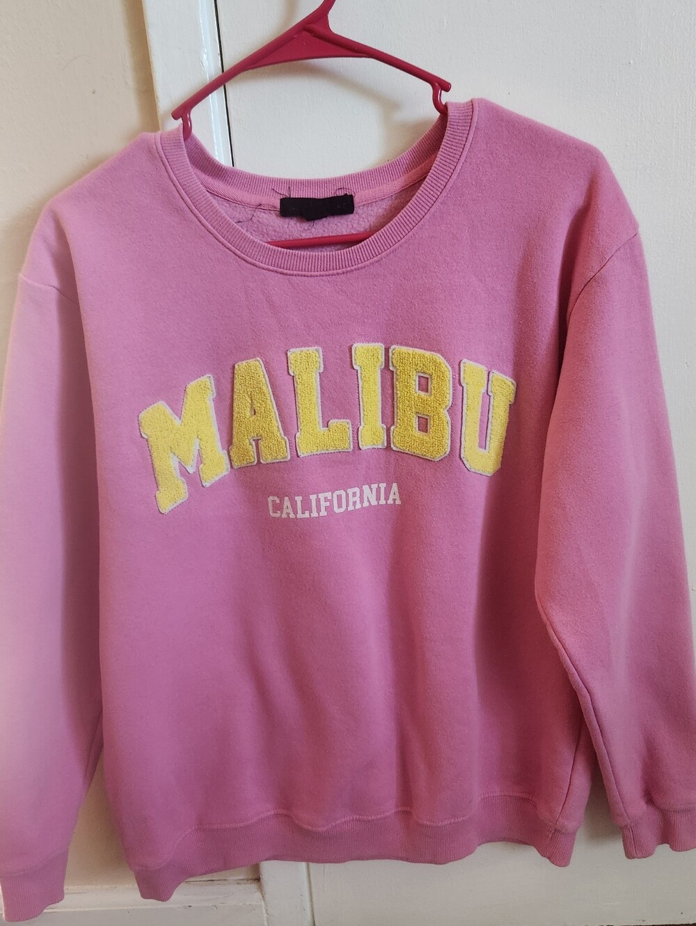 Pink Malibu California Crewneck Sweater